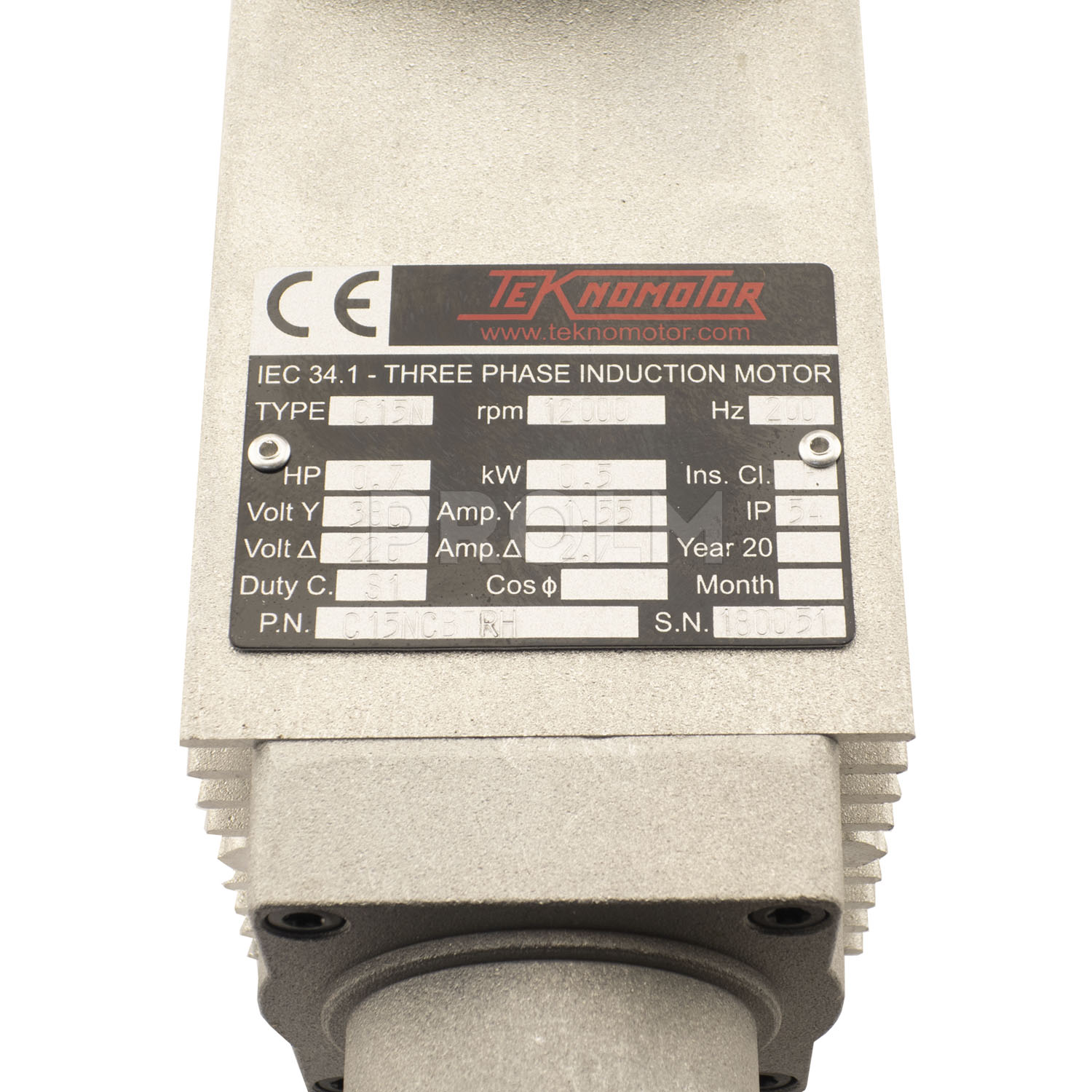 Высокочастотный мотор 0,55 кВт  TEKNOMOTOR C15NCSBBTRH (C35-C-SB-BT-RH)