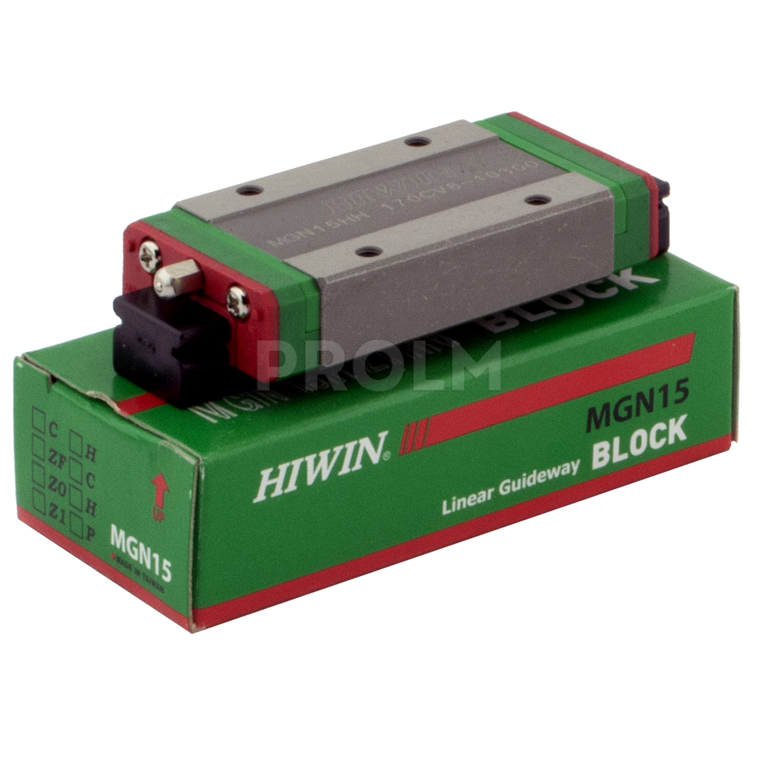 Блок системы линейного перемещения  HIWIN MGN15HZFHM