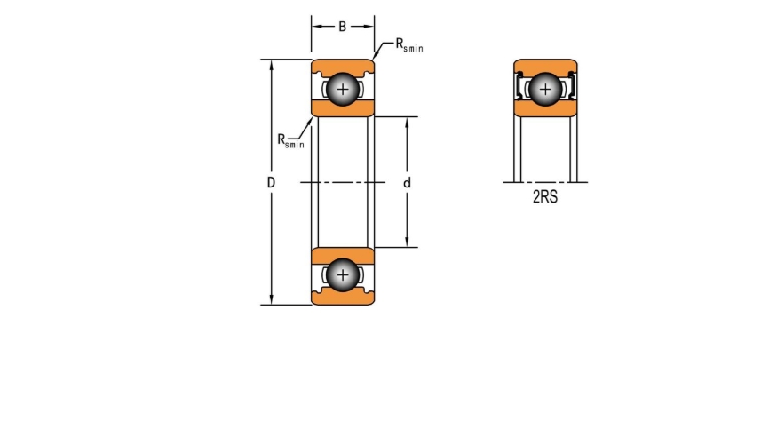 Подшипник  TIMKEN 62301-2RS