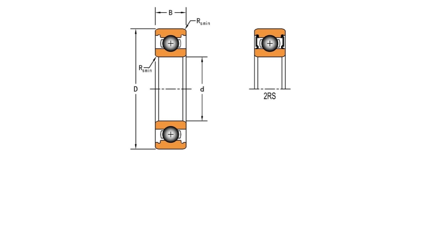 Подшипник  TIMKEN 63008-2RS