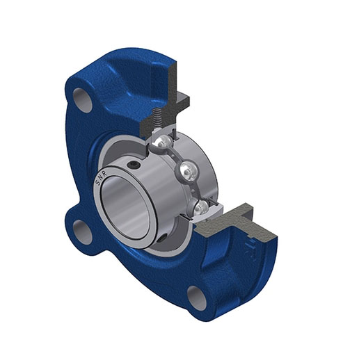 Корпус с шариковым подшипником  SNR UCFC216