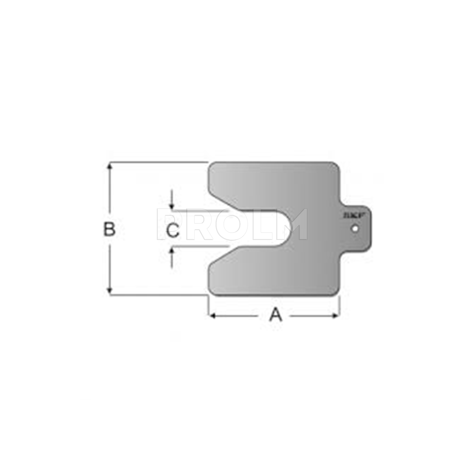 Калиброванные пластины 100 x 100мм, толщиной 3,00мм, (1упк-10шт.)  SKF TMAS 100-300