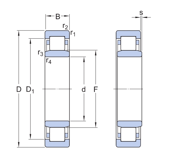 Подшипник  SKF NU 304 ECP