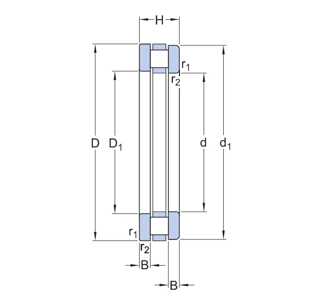 Подшипник  SKF 81217 TN