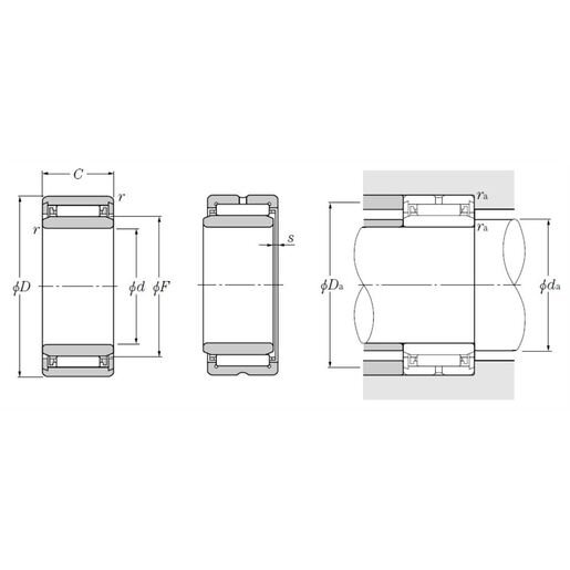 Подшипник  NTN NK12/12+1R9X12X12