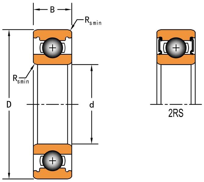 Подшипник  TIMKEN 61811-2RS