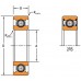 Подшипник  TIMKEN 61804-2RS