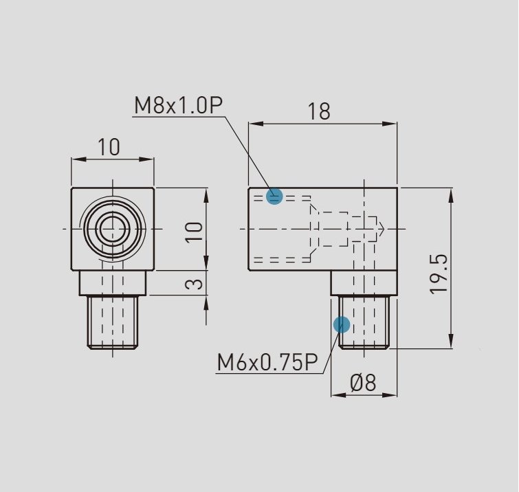 Фитинг  HIWIN LF-76