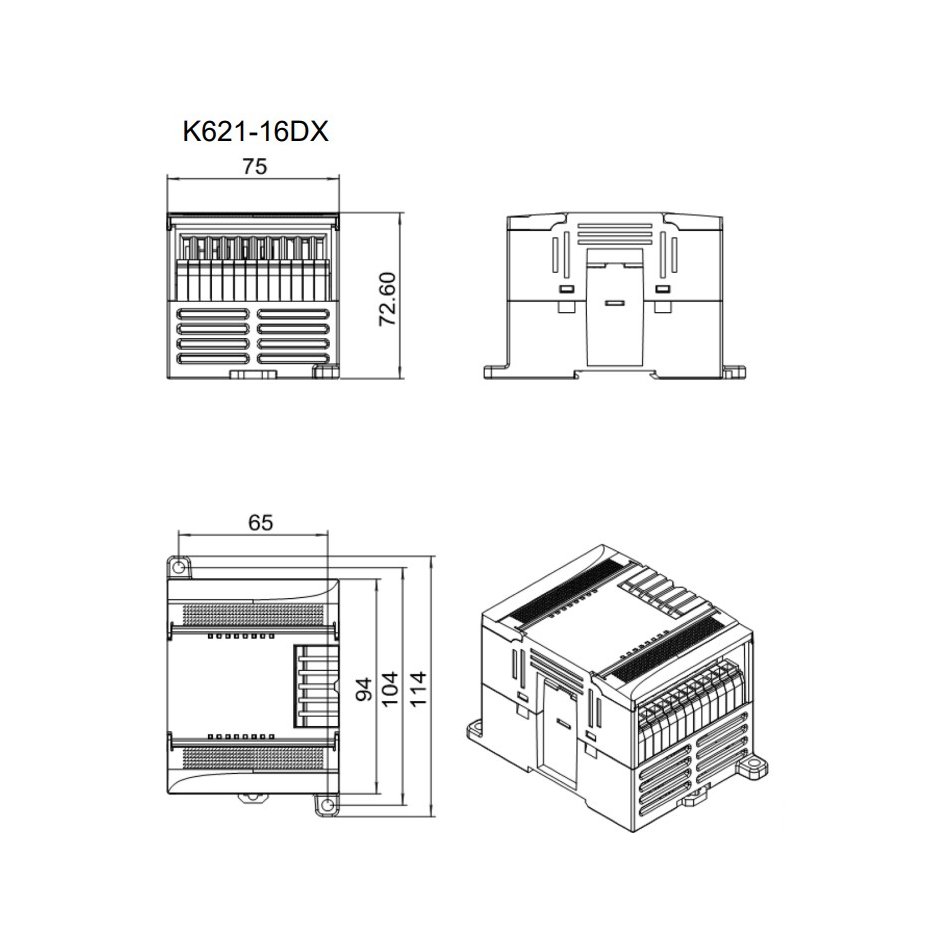 Модуль для ПЛК  Kinco K621-16DX