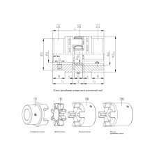 Муфта Rotex 14 ST 92 Shore A T-PUR: unbored